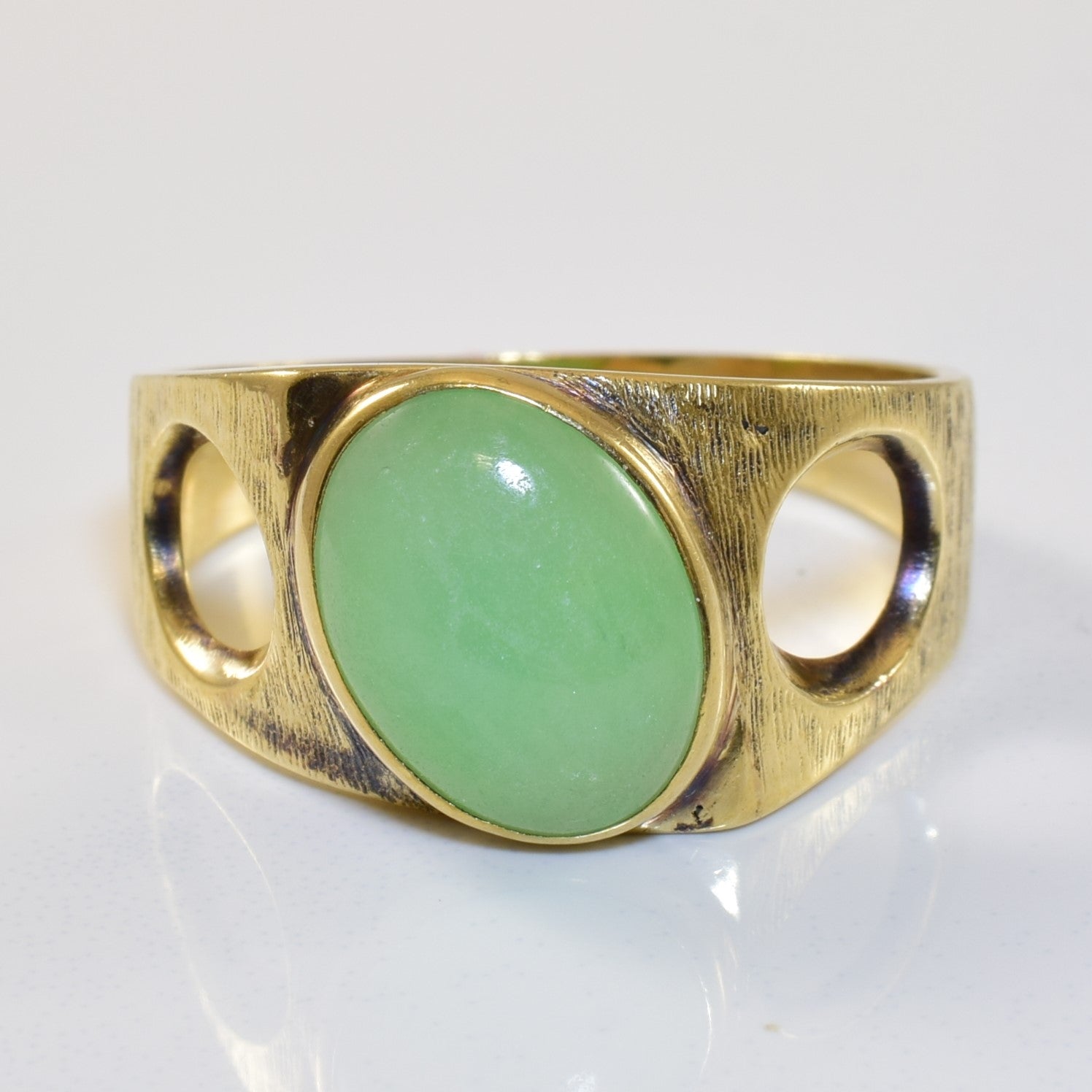 Jadeite Cabochon Ring | 4.00ct | SZ 11.5 |