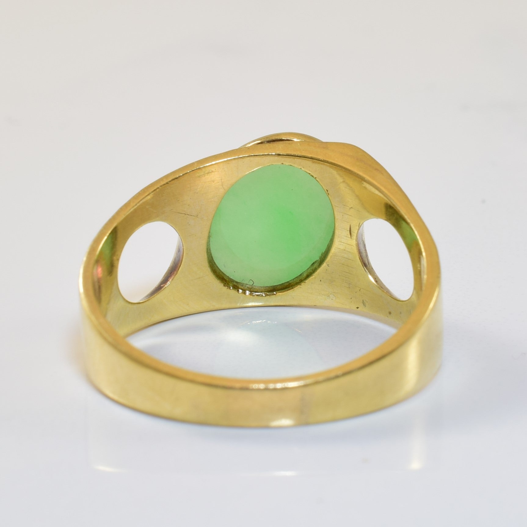 Jadeite Cabochon Ring | 4.00ct | SZ 11.5 |
