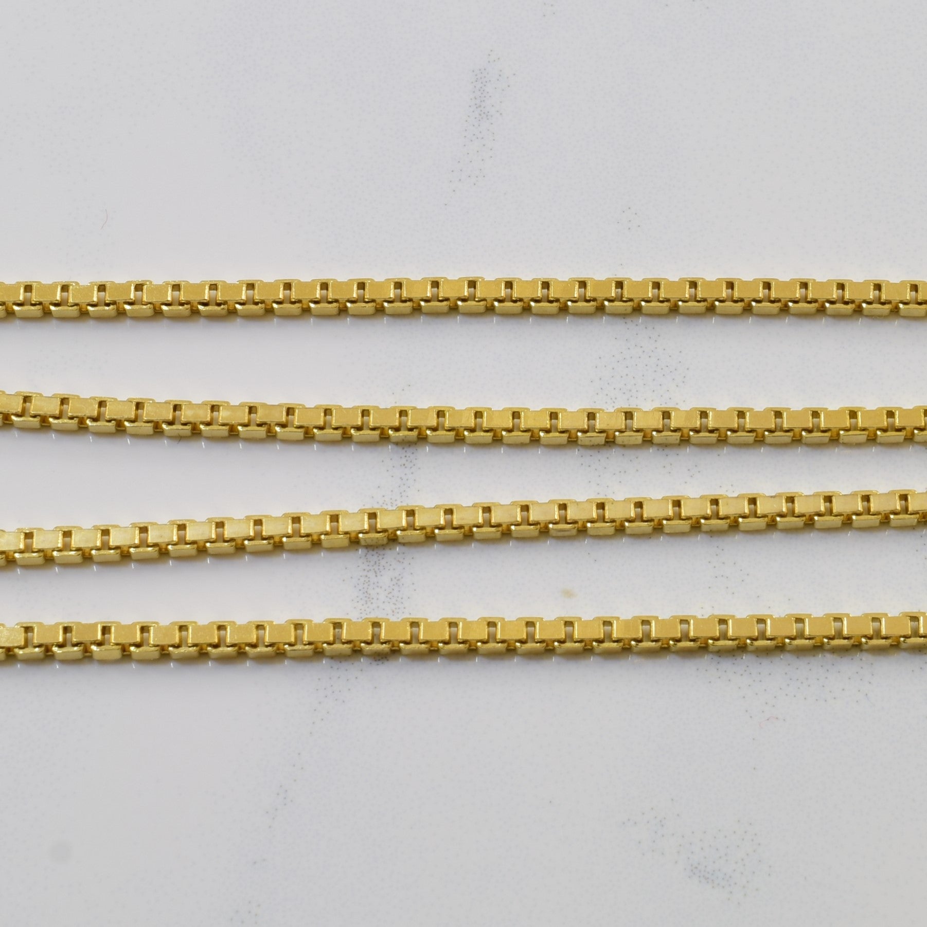 14k Yellow Gold Box Chain | 23.5" |