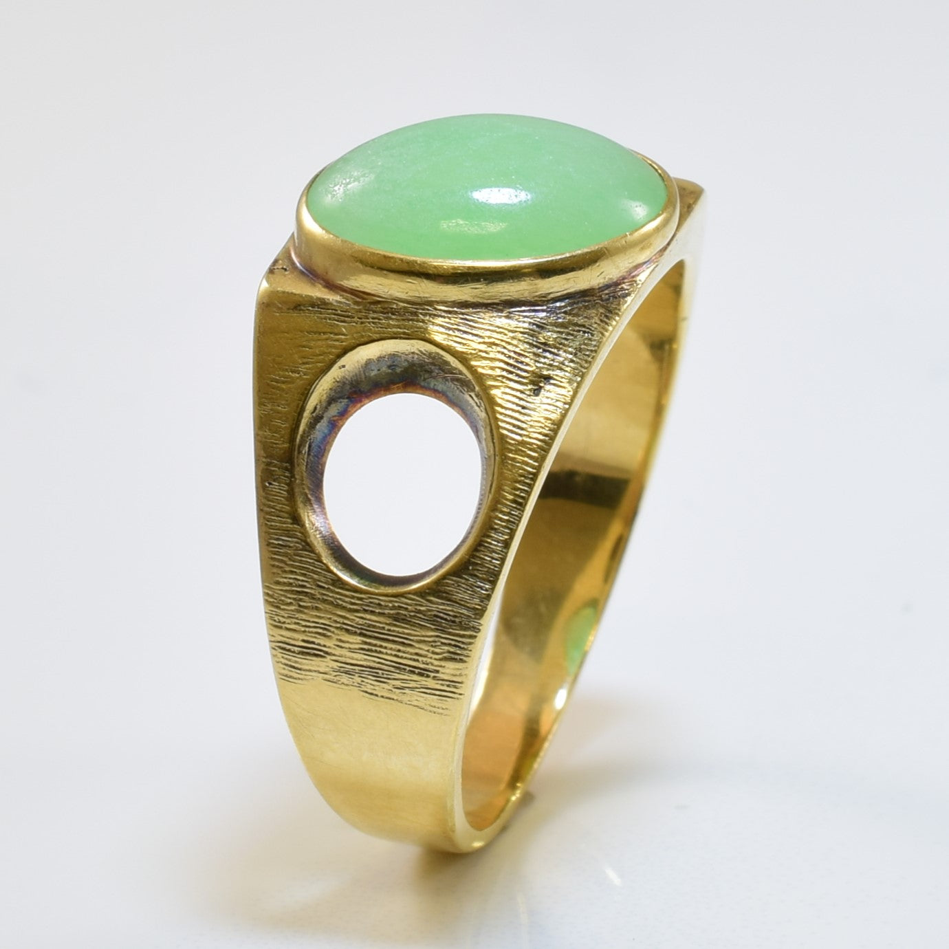 Jadeite Cabochon Ring | 4.00ct | SZ 11.5 |