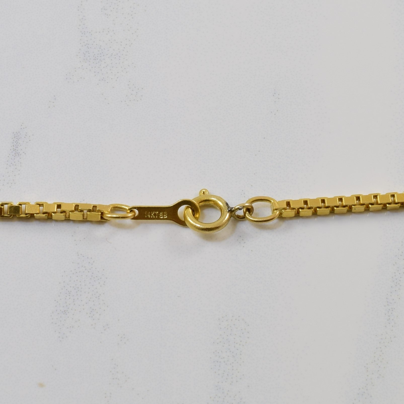 14k Yellow Gold Box Chain | 23.5" |