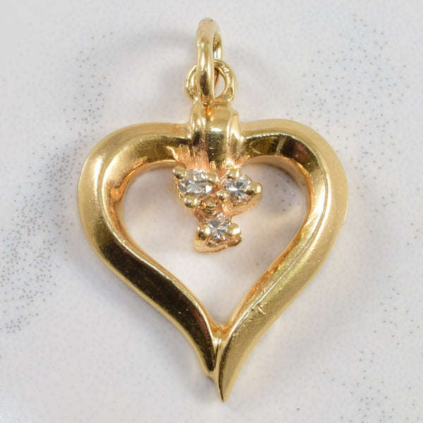 Diamond Heart Pendant | 0.06ctw |