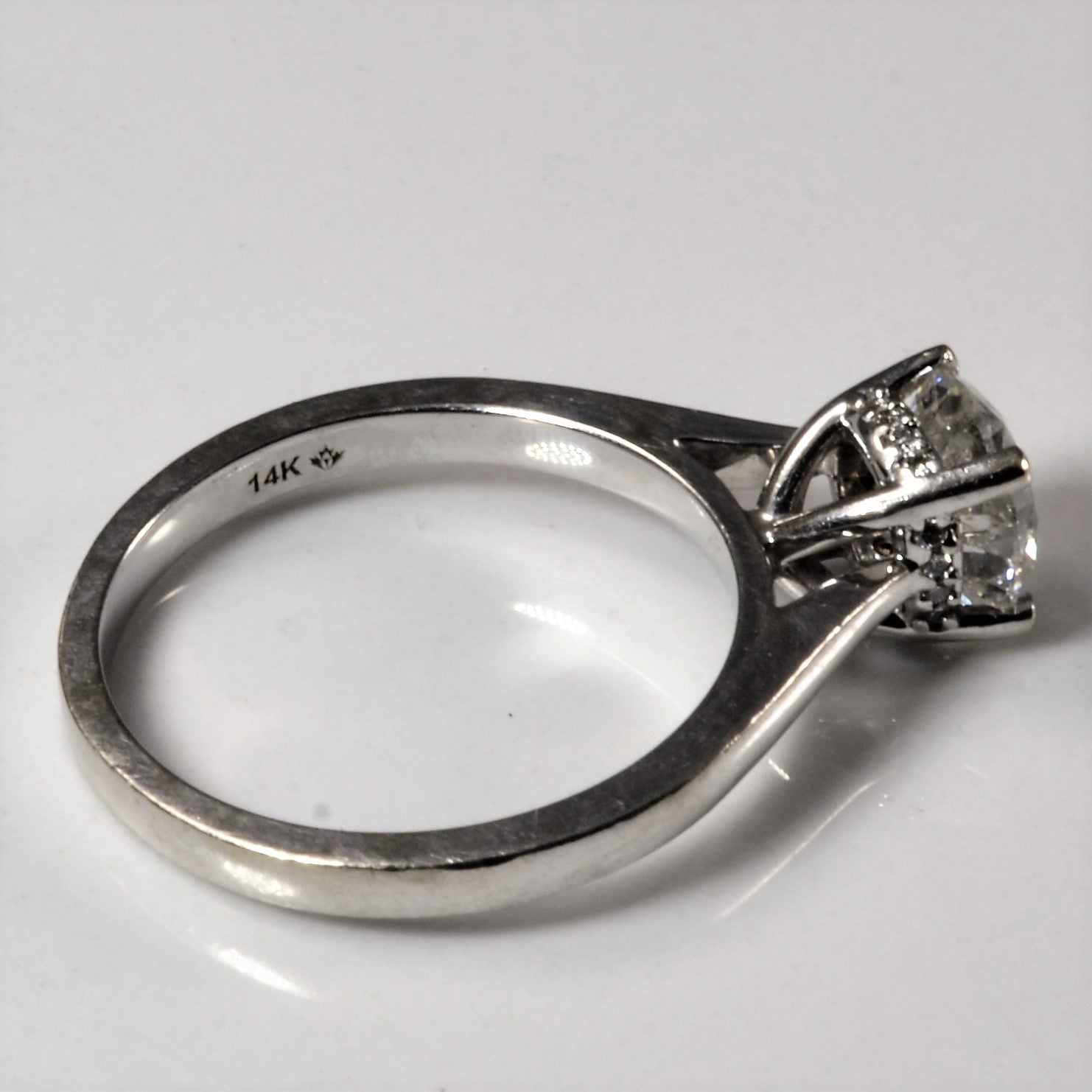 Paris Jewellers' Hidden Halo Diamond Engagement Ring | 1.18ctw | SZ 5.75 |