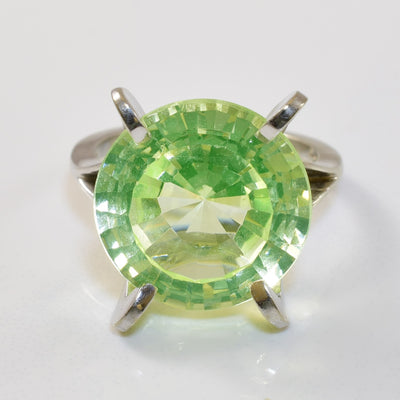 Large Synthetic Spinel Cocktail Ring | 14.00ct | SZ 6.25 |