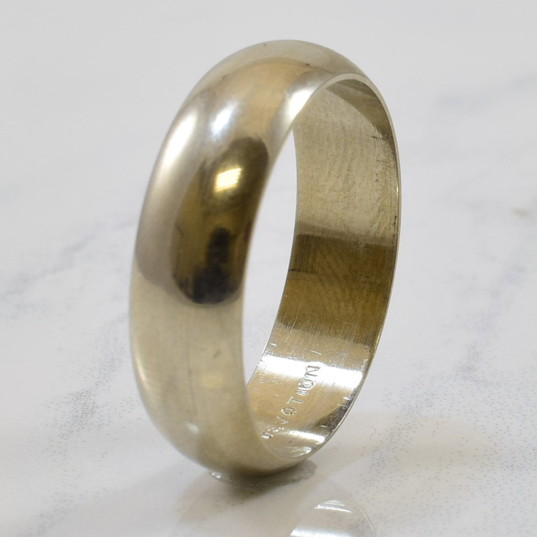 White Gold Band | SZ 10 |