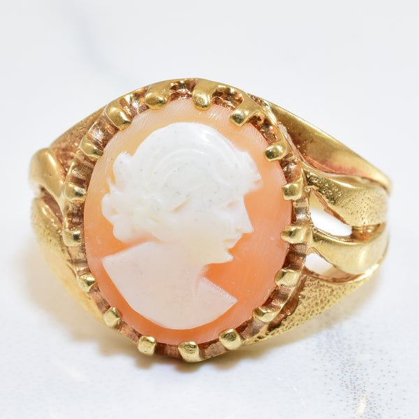 Tapered Cameo Ring | 2.20ct | SZ 5.25 |