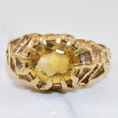 Citrine Ring | 4.15ct | SZ 15 |