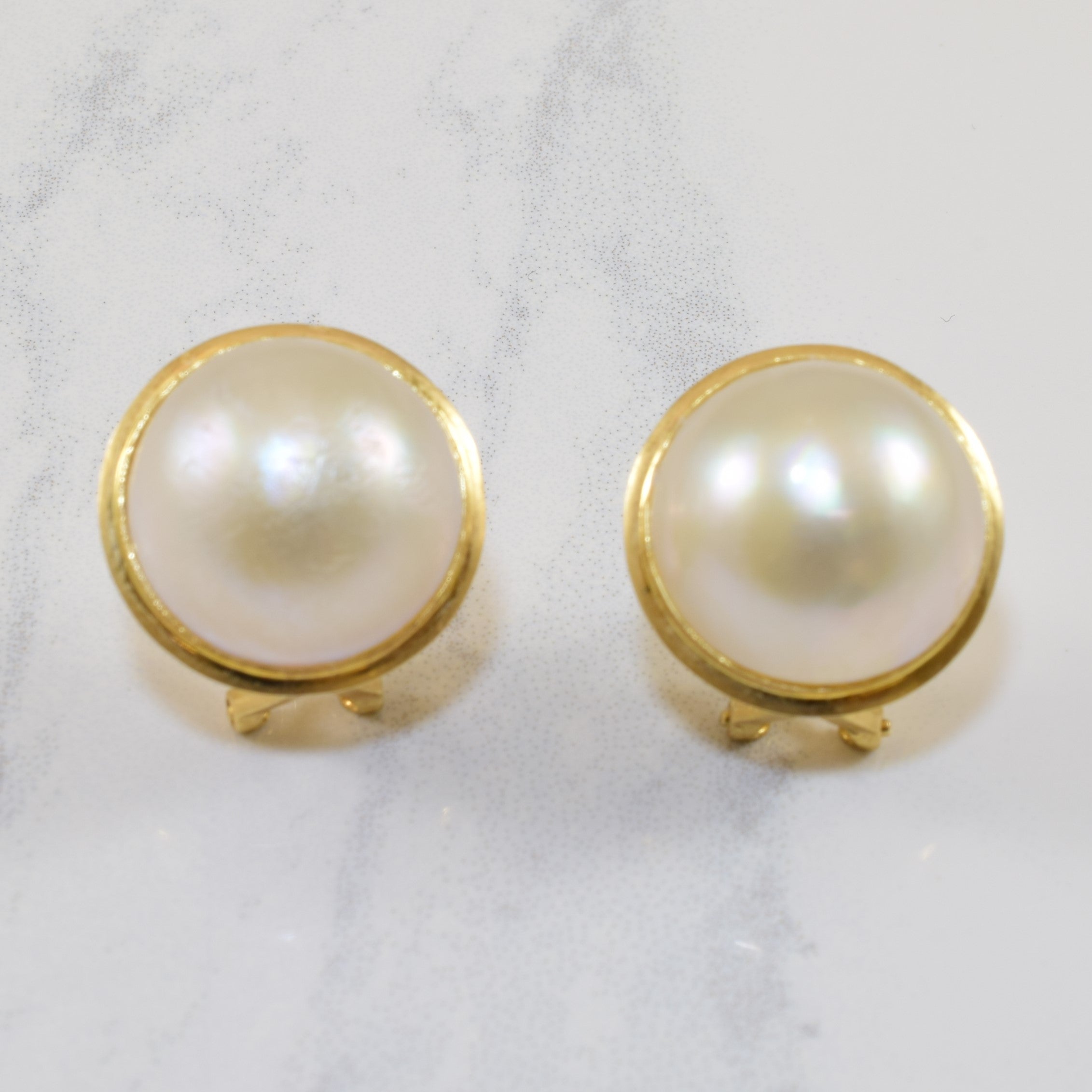 Boucles d'oreilles Mabe Pearl Dome | 18,00 ctw | 