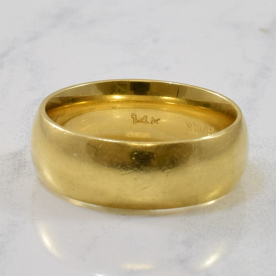 Plain Gold Wedding Band | SZ 6 |