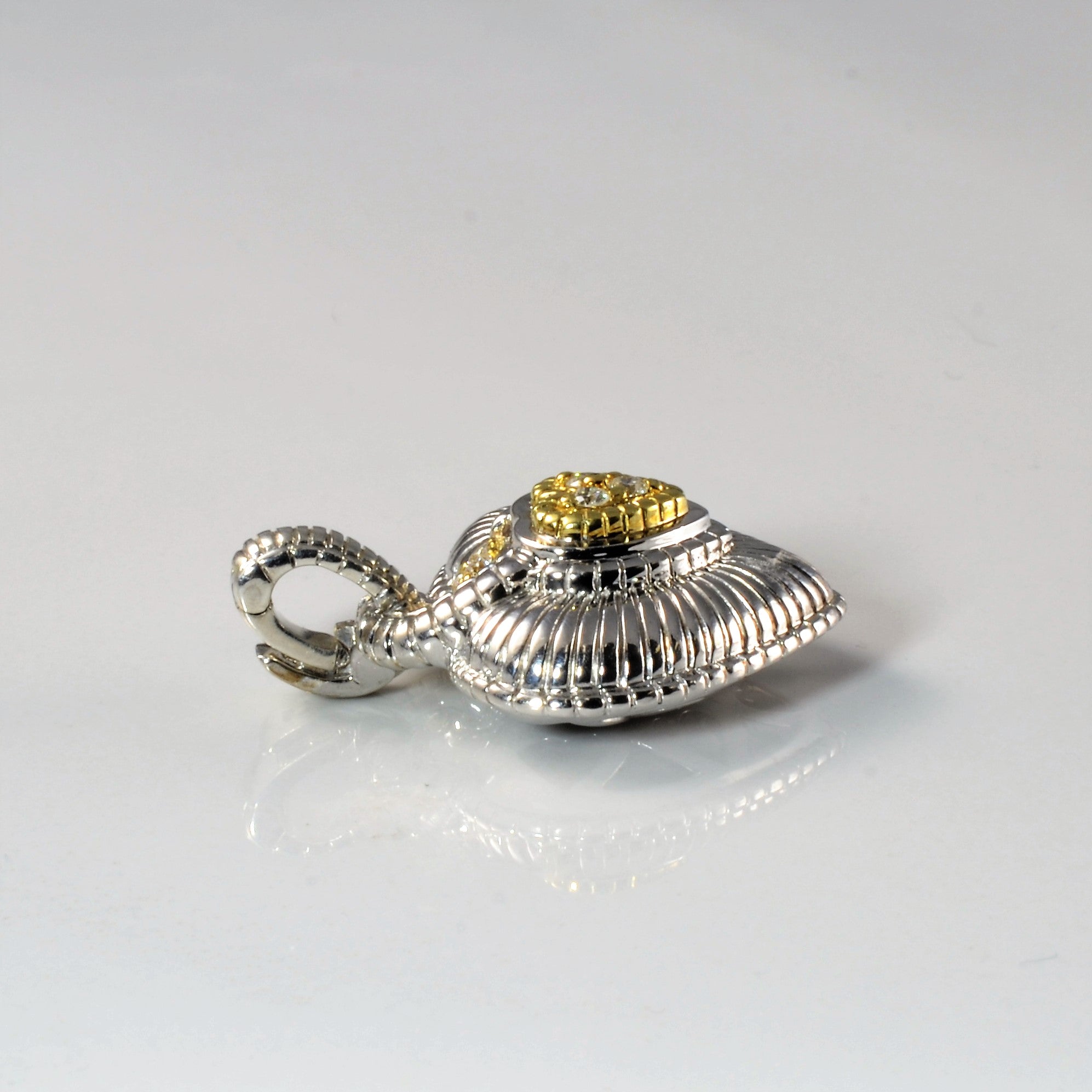 'Judith Ripka' Two Collection Diamond Heart Pendant | 0.20ctw |