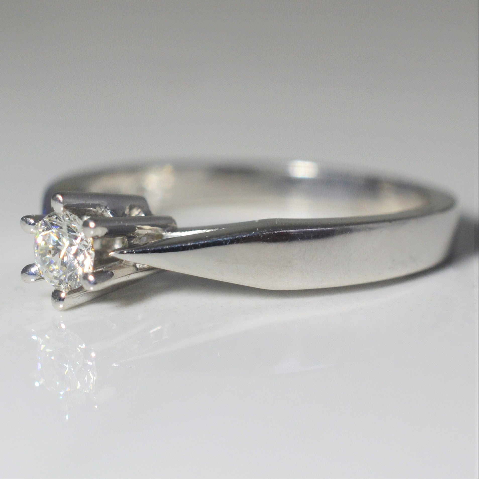 Classic Tapered Six Prong Solitaire | 0.20ct | SZ 7.25 |