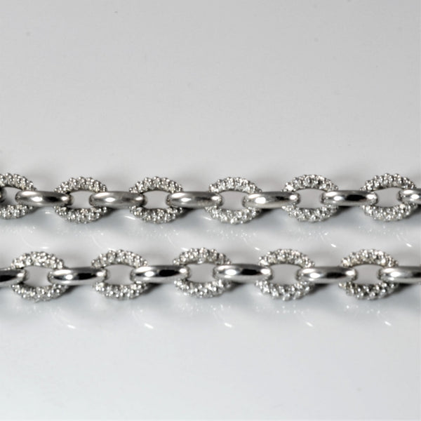 'Judith Ripka' Two Collection Diamond Clasp Necklace | 0.05ctw | 15