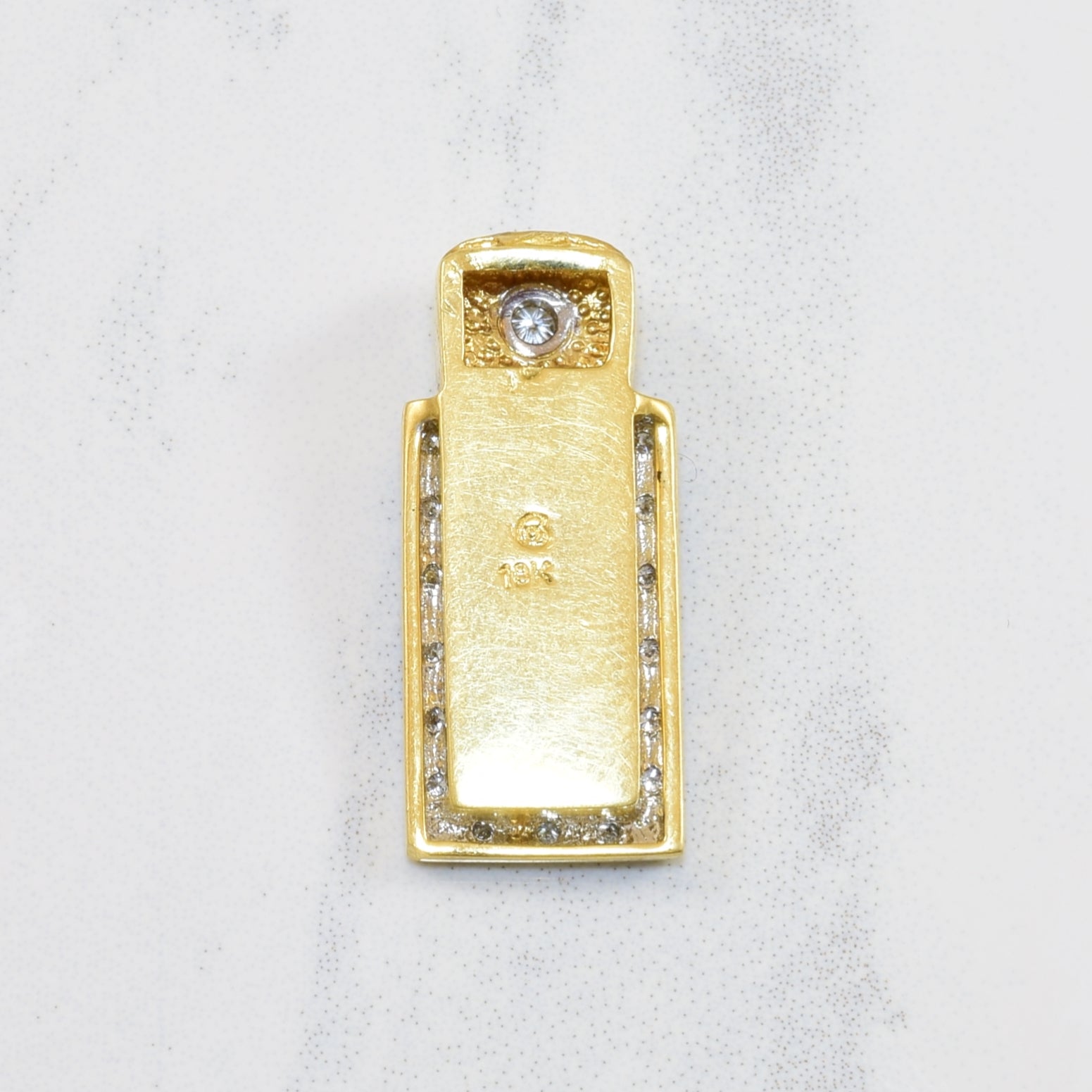 Ammolite & Diamond Pendant | 1.50ct, 0.12ctw |