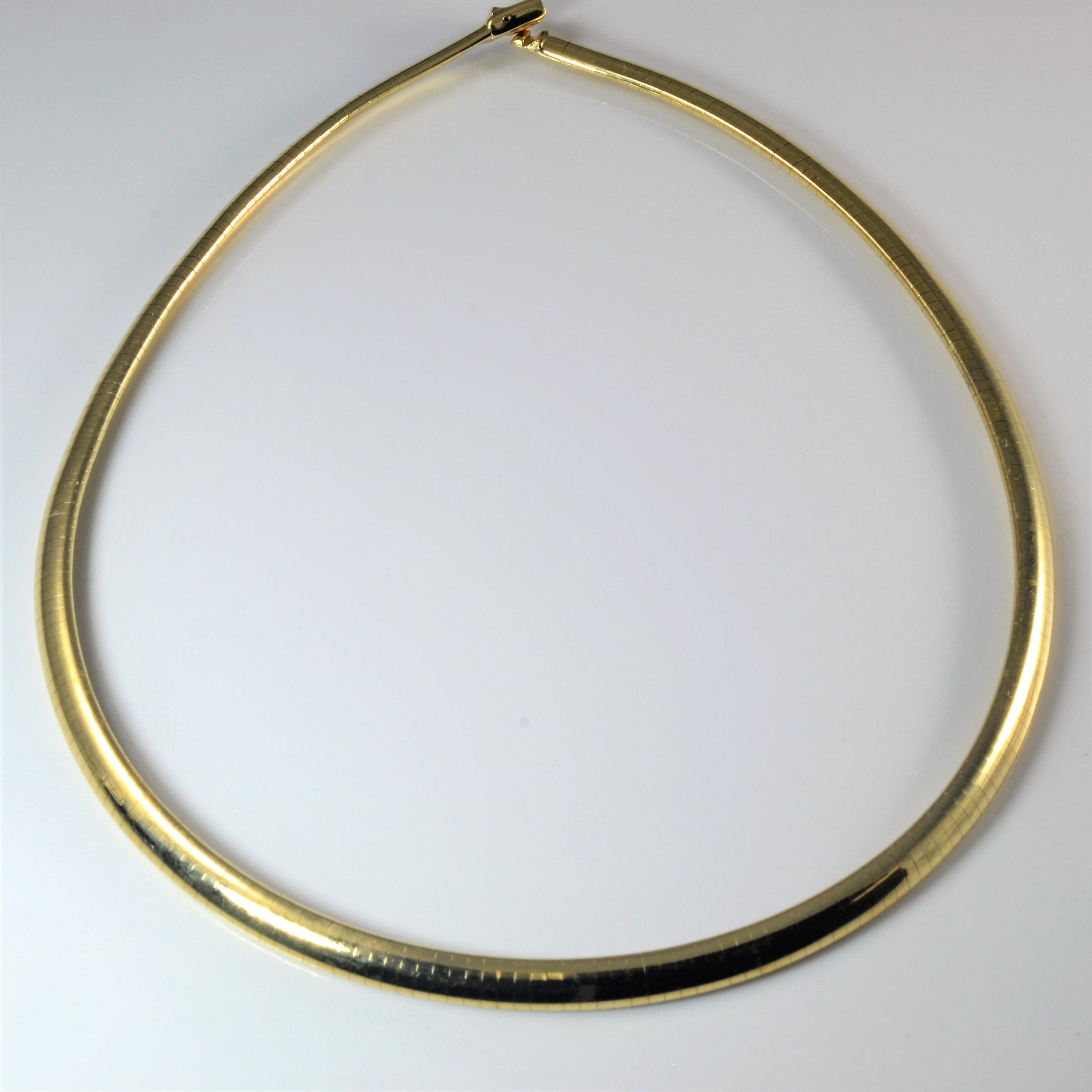 10k Yellow Gold Omega Chain | 17" |