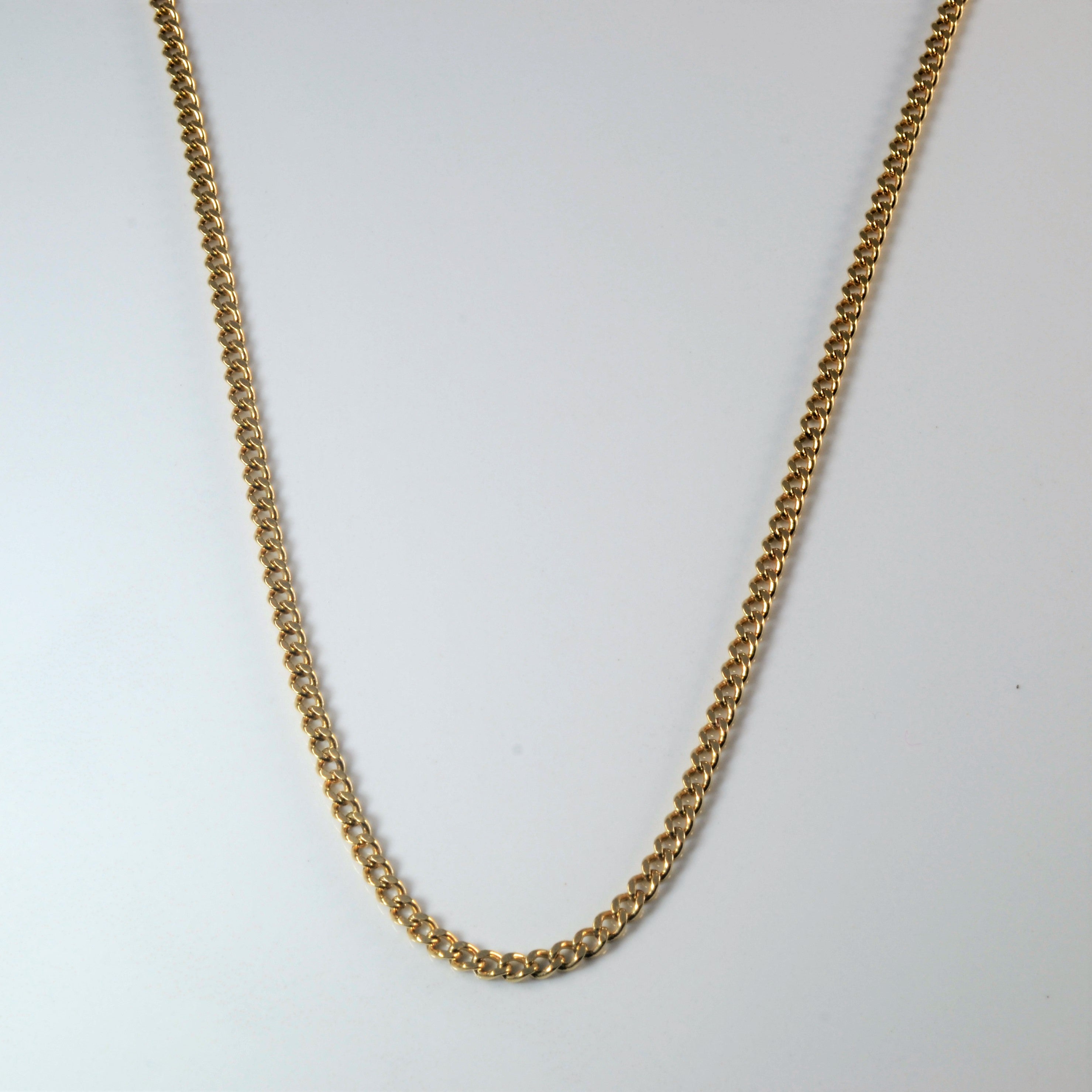 10k Yellow Gold Curb Chain | 24" |