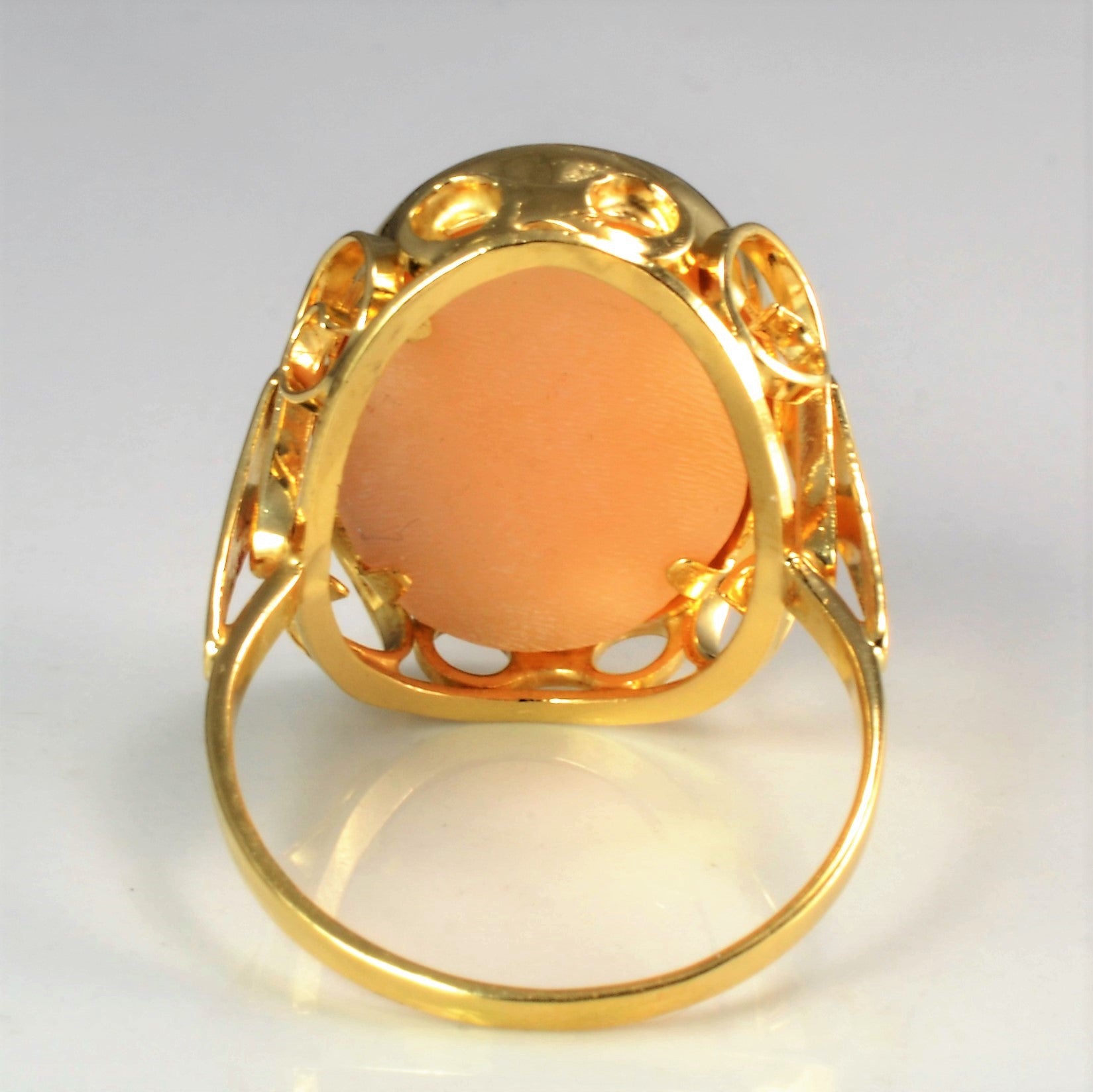 Bezel Set Cameo Ring | SZ 7 |