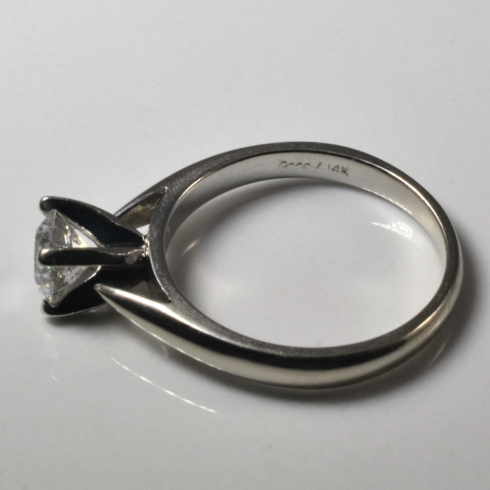 Solitaire Diamond Engagement Ring | 0.71ct | SZ 6 |