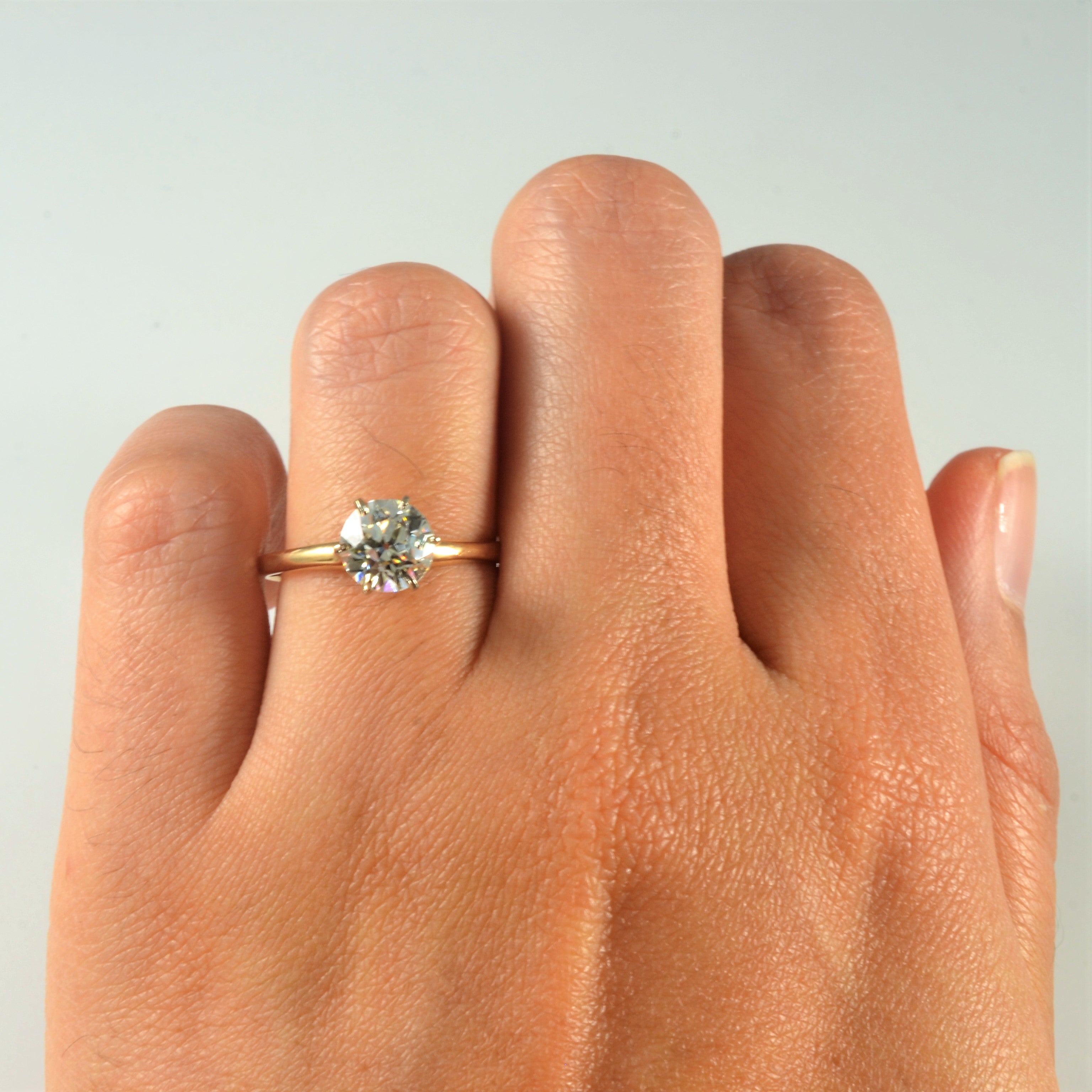 Solitaire Old European Diamond Ring | 1.15ct | SZ 7.5 |