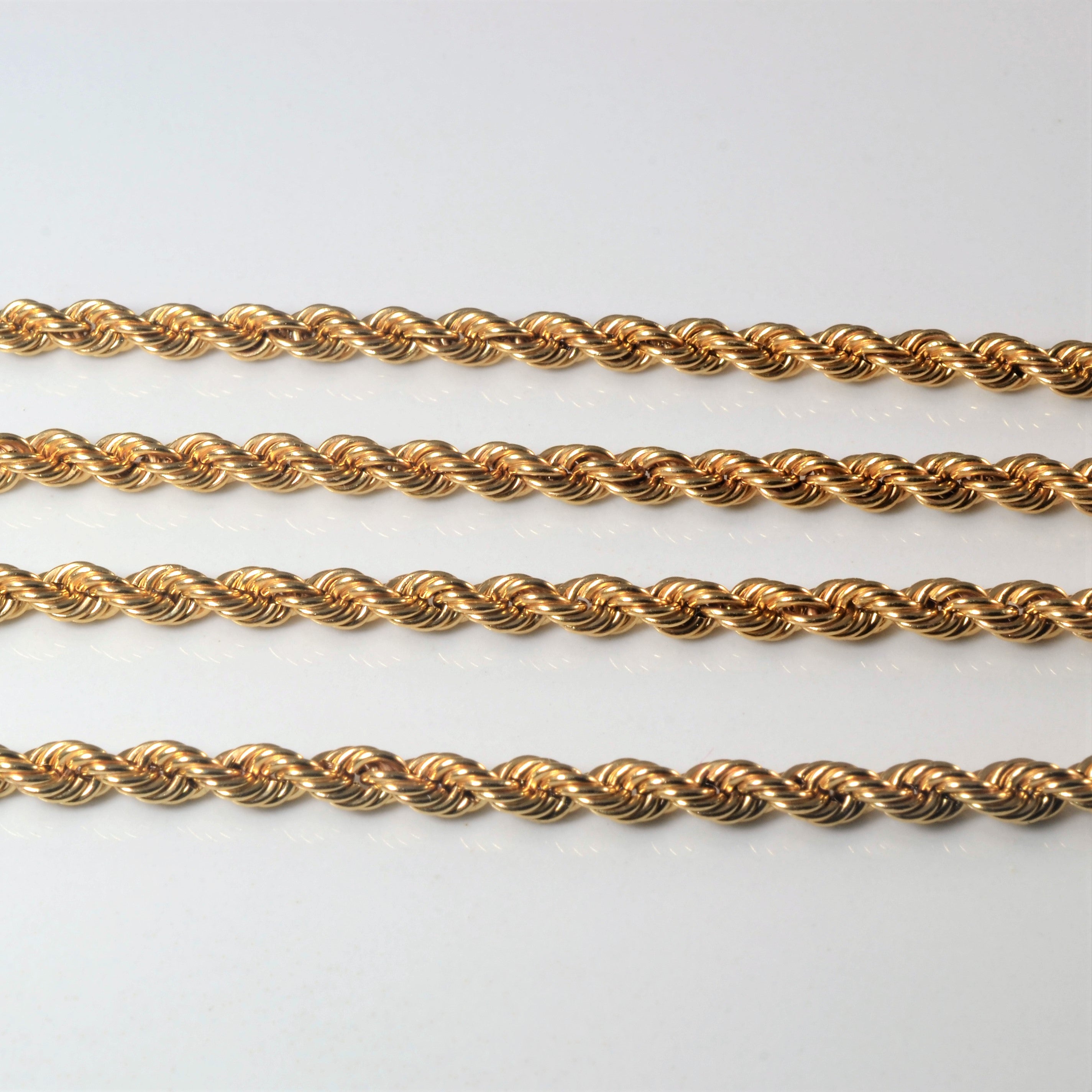 10k Yellow Gold Rope Chain | 18"|