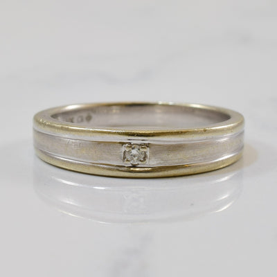 Solitaire Diamond Band | 0.02ct | SZ 6 |
