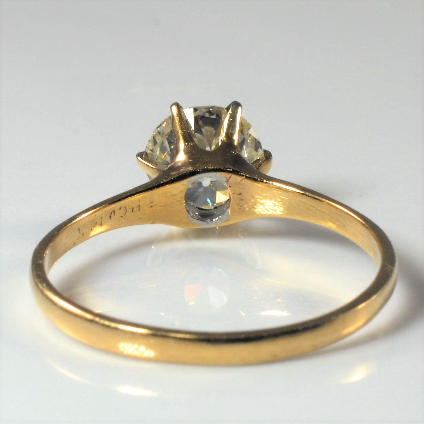 Solitaire Old European Diamond Ring | 1.15ct | SZ 7.5 |