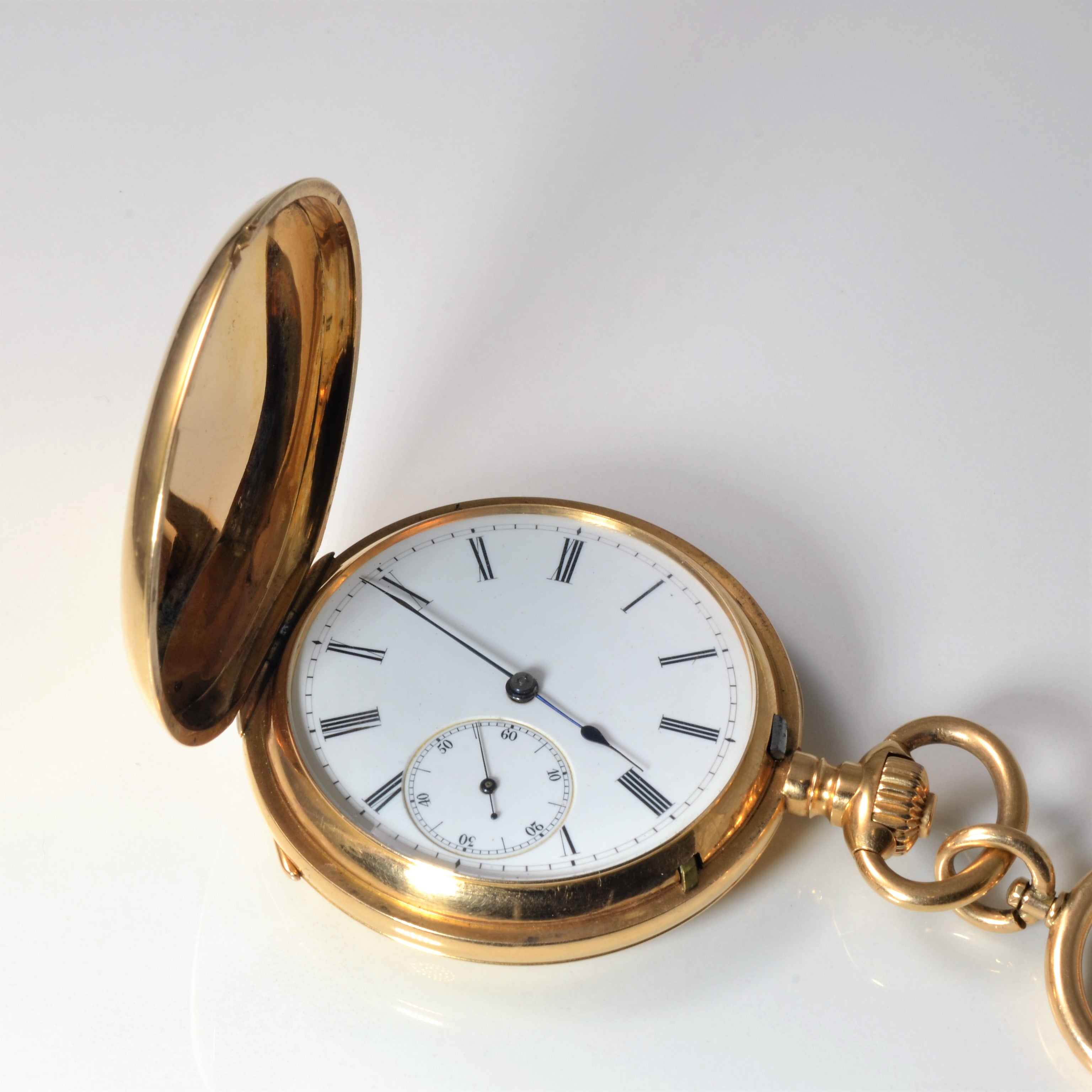 Regiment of the Gardes du Corps 15k Gold Pocket Watch |