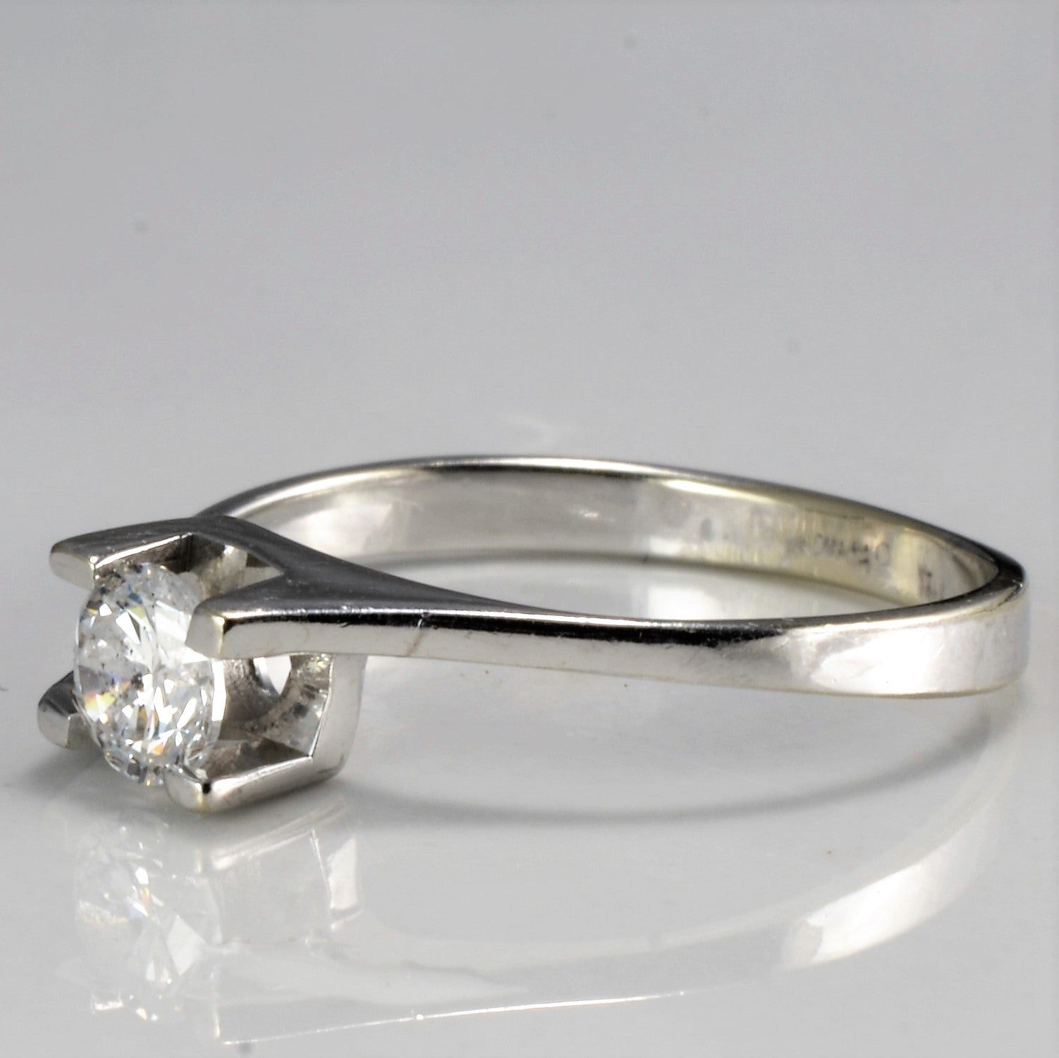 Bypass Diamond Engagement Ring | 0.28 ct, SZ 6 |