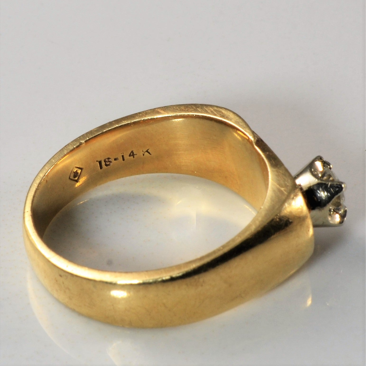 Solitaire Diamond Ring | 0.18ct | SZ 7.5 |