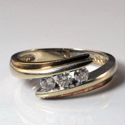 Bypass Channel Set Diamond Ring | 0.30ctw | SZ 6.5 |