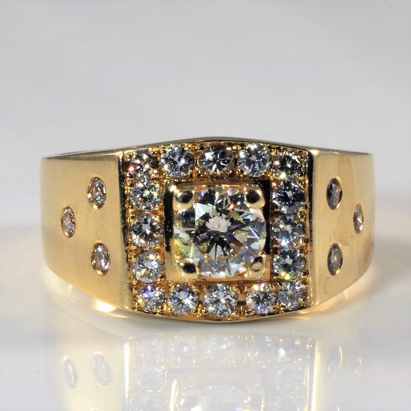 Gypsy Set Diamond Ring | 1.84ctw | SZ 12.25 |