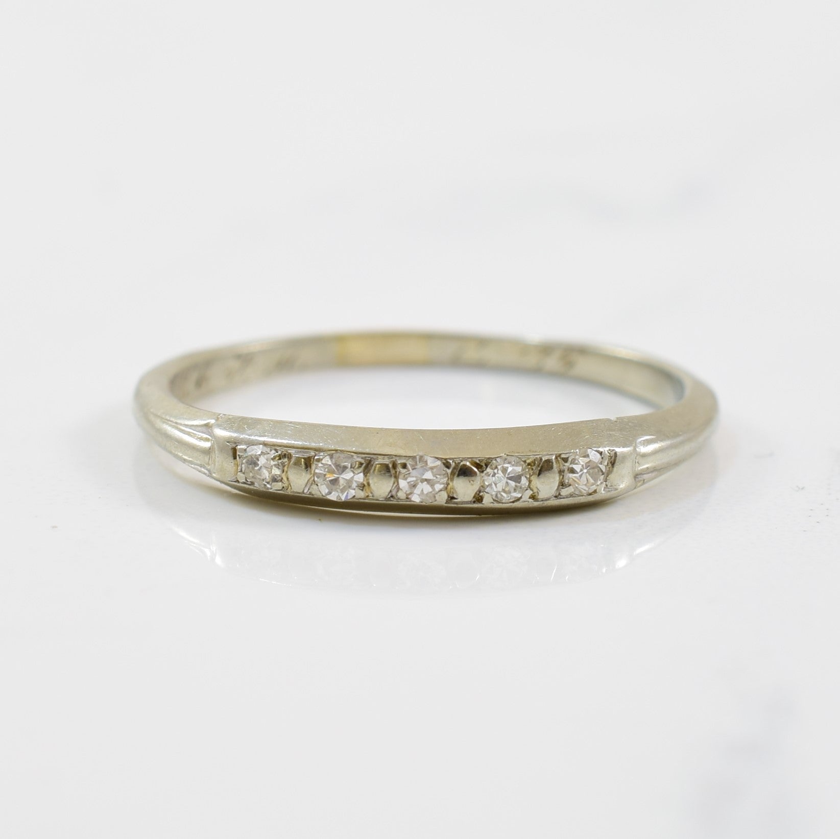 1930s Five Stone Diamond Ring | 0.05ctw | SZ 6.75 |