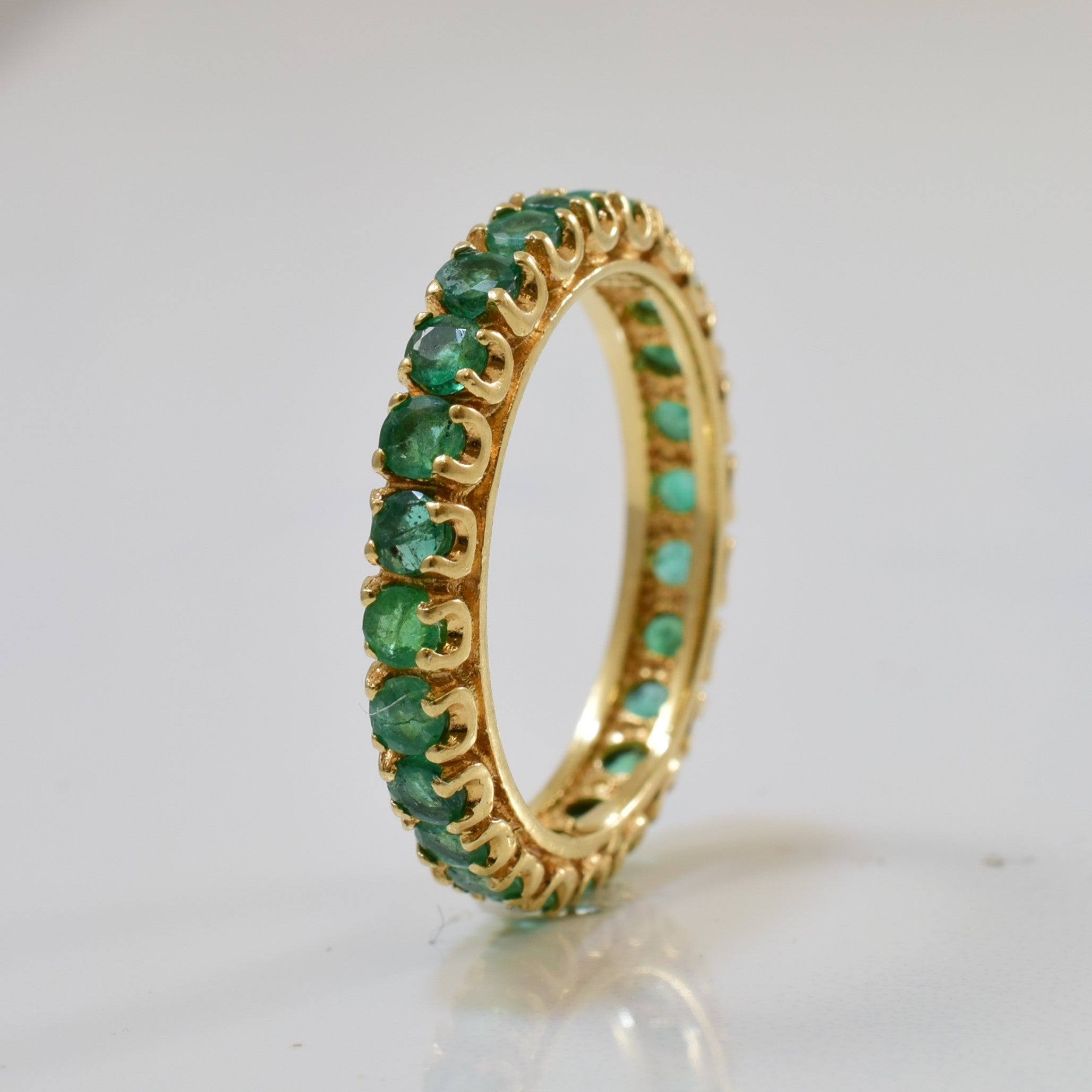 Emerald Eternity Band | 1.50ctw | SZ 7 |