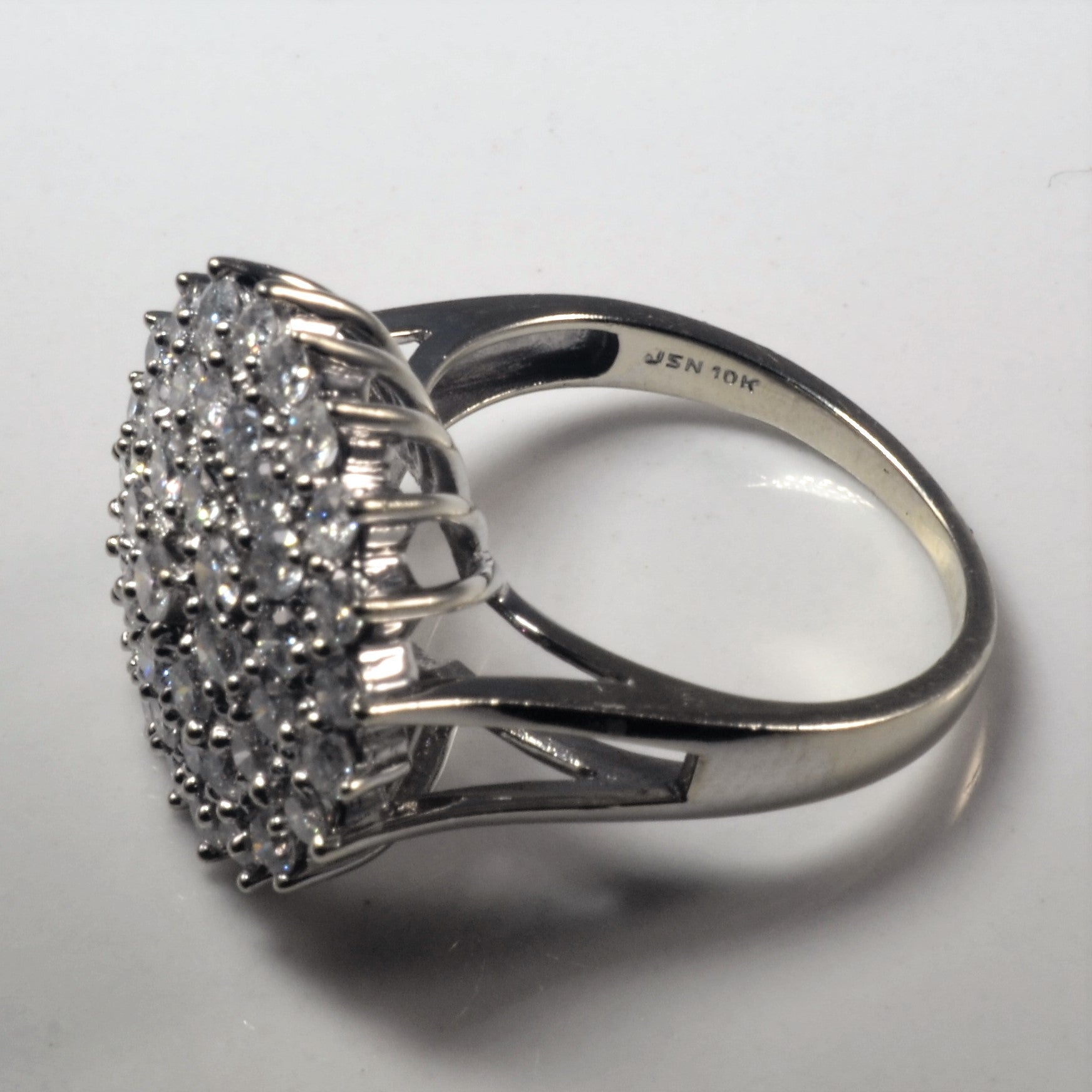 Diamond Cluster Cocktail Ring | 1.38ctw | SZ 6 |