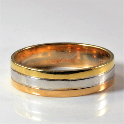 Tri Tone Gold Band | SZ 7.25 |