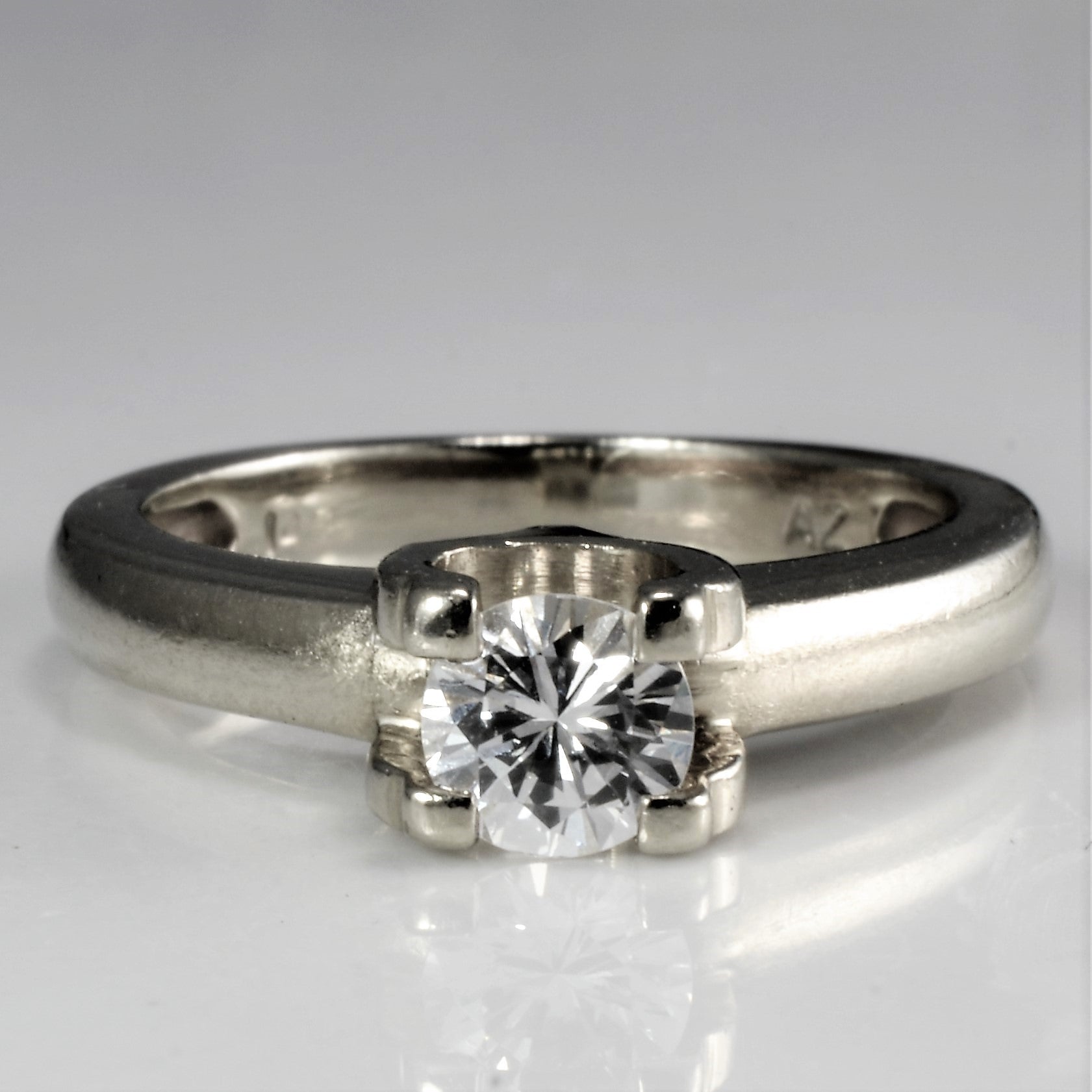 Claw Set Solitaire Diamond Engagement Ring | 0.46 ct, SZ 5.75 |