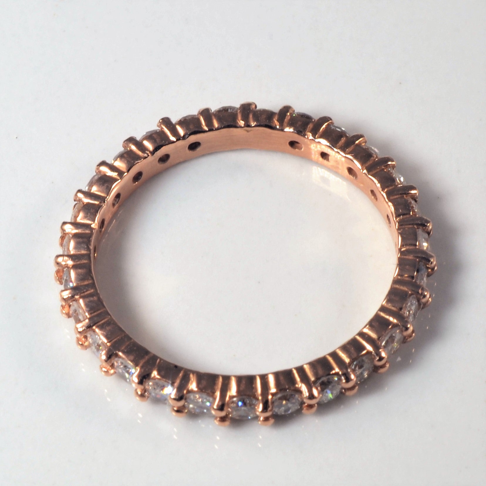 Bespoke' Rose Gold Eternity Band | 0.81ctw | SZ 5.75 |