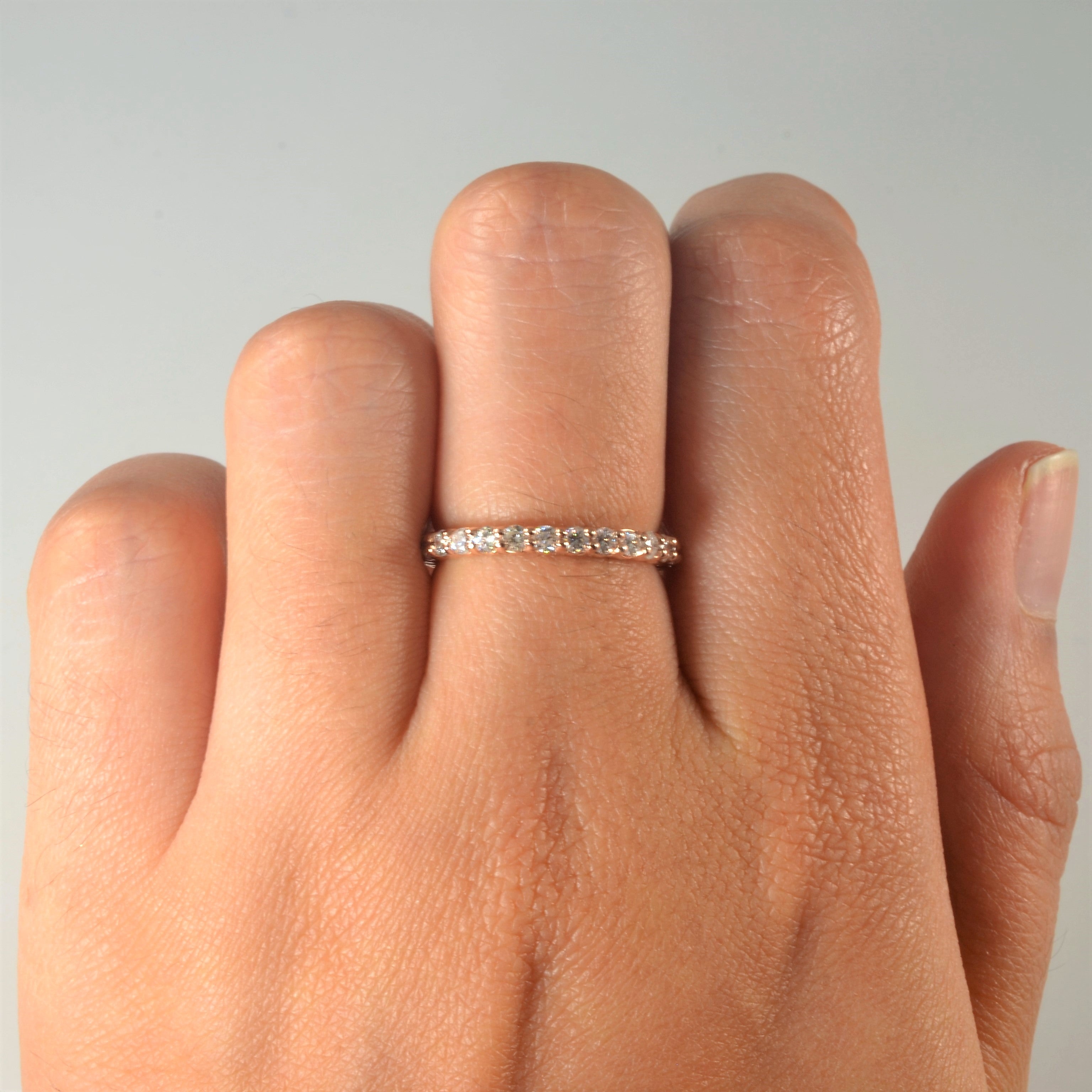 Bespoke' Rose Gold Eternity Band | 0.81ctw | SZ 5.75 |