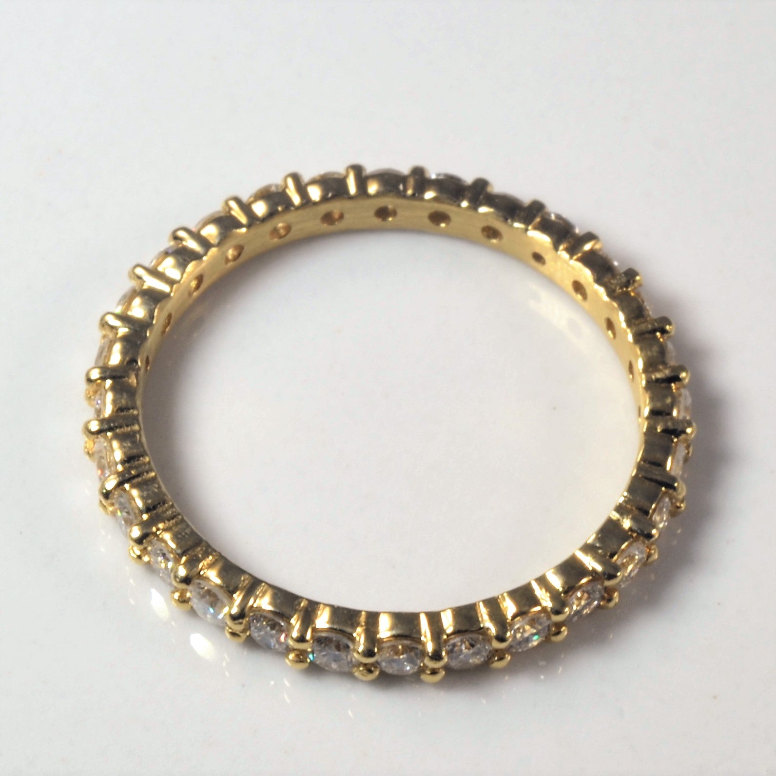 Bespoke' Yellow Gold Eternity Band | 0.90ctw | SZ 7 |