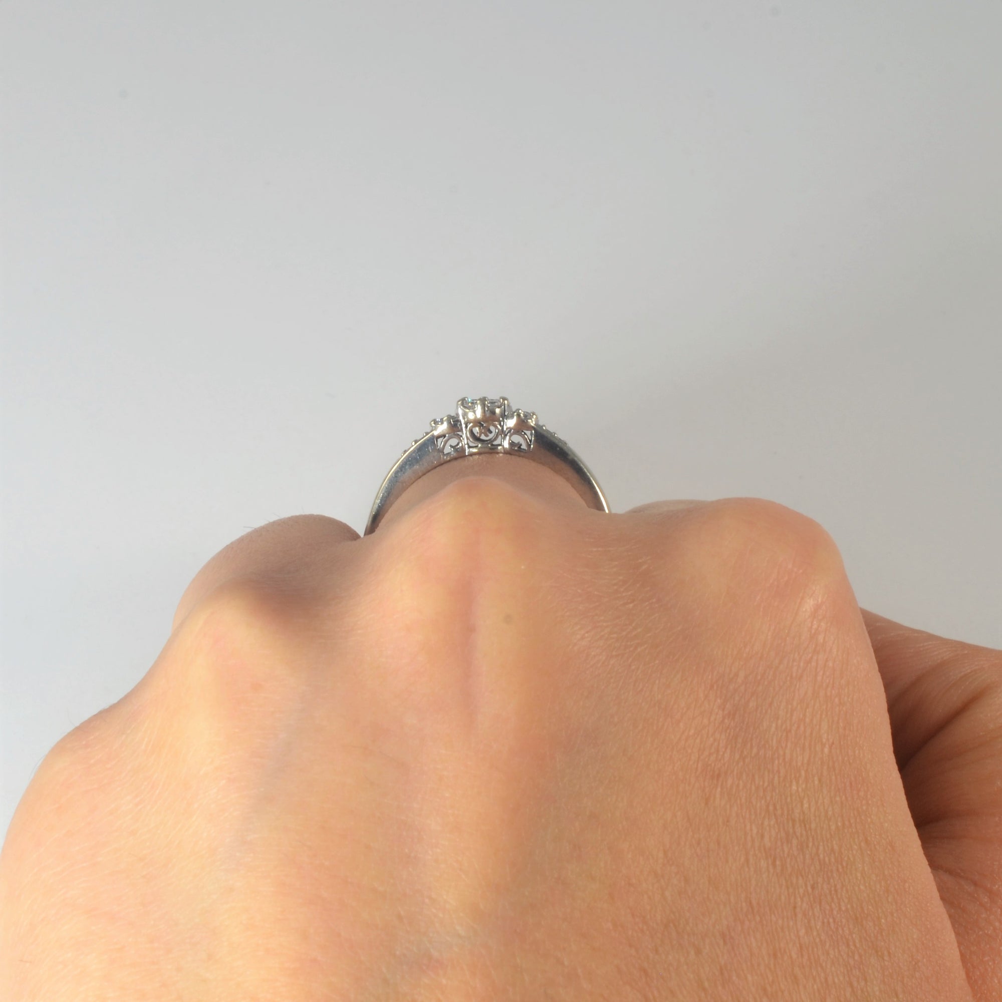 Diamond Cluster Promise Ring | 0.30ctw | SZ 8.5 |