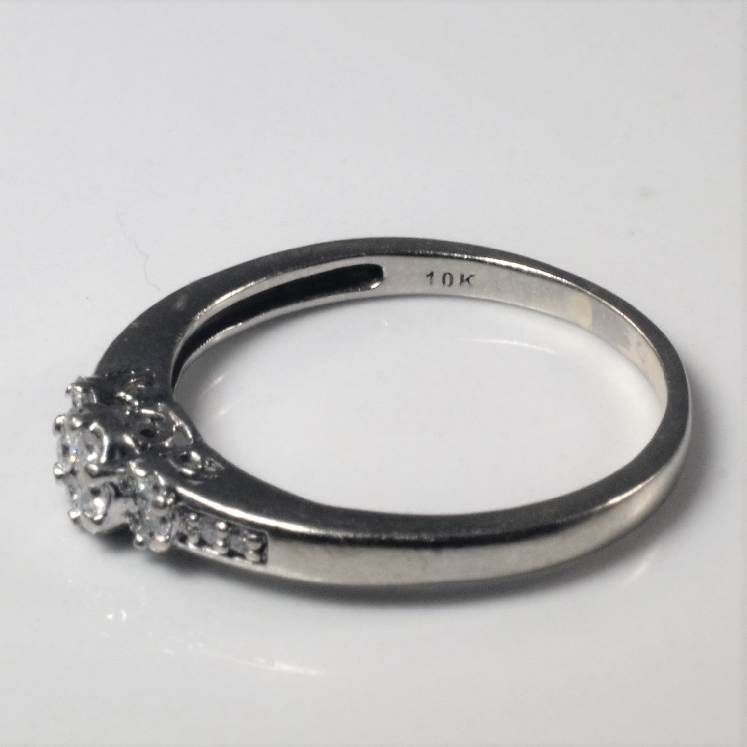 Diamond Cluster Promise Ring | 0.30ctw | SZ 8.5 |