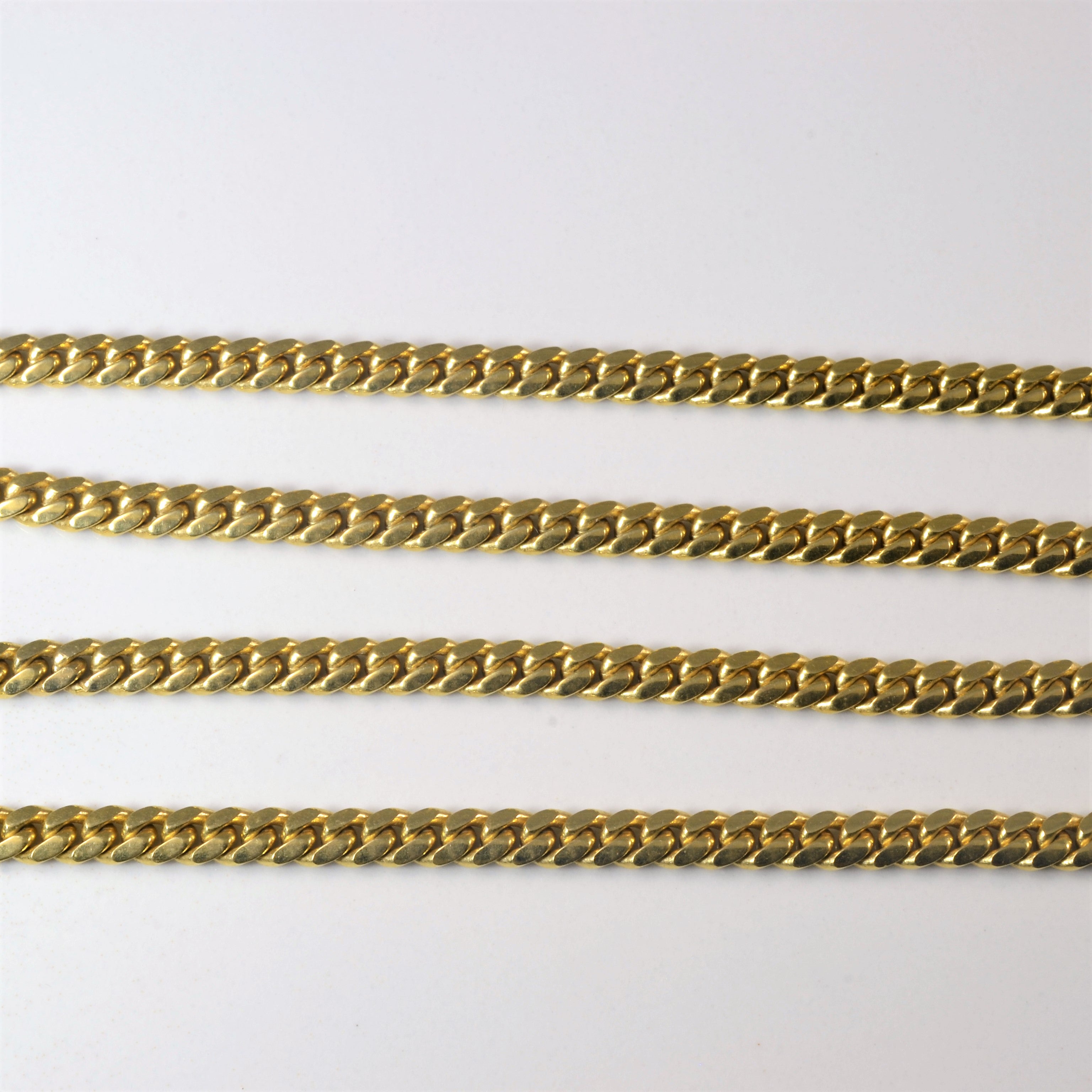 14k Yellow Gold Curb Chain | 30" |