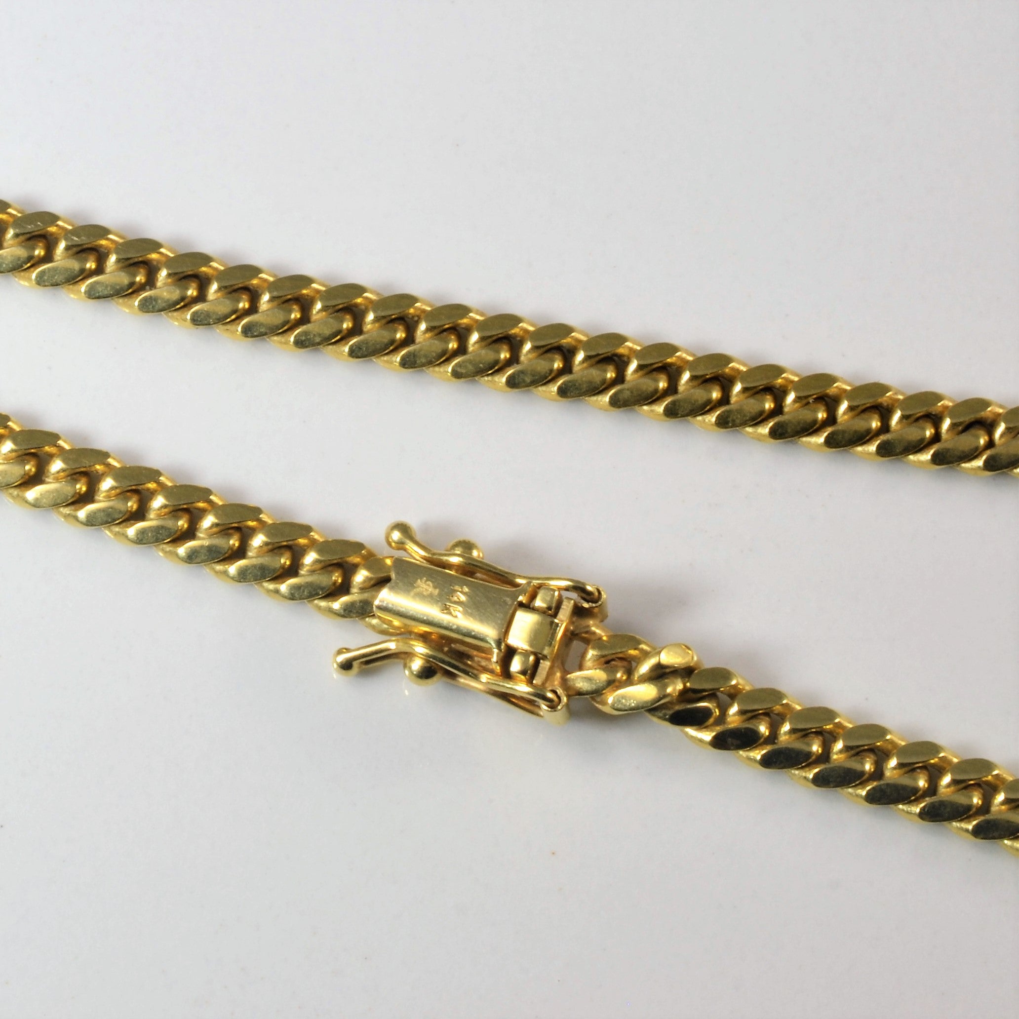 14k Yellow Gold Curb Chain | 30" |