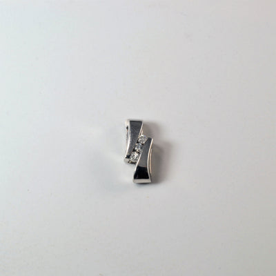 Channel Set Diamond Pendant | 0.09ctw |