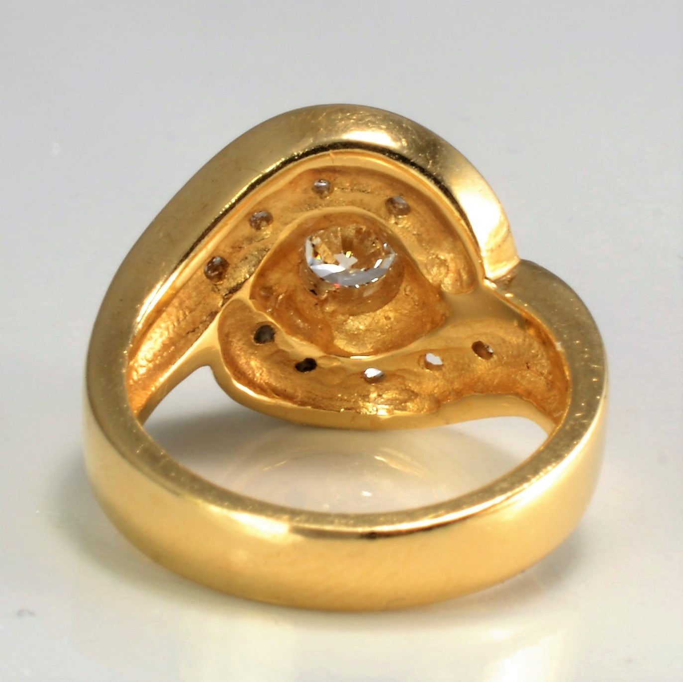 Bezel Set Diamond Engagement Ring | 1.26 ctw, SZ 4.5 |