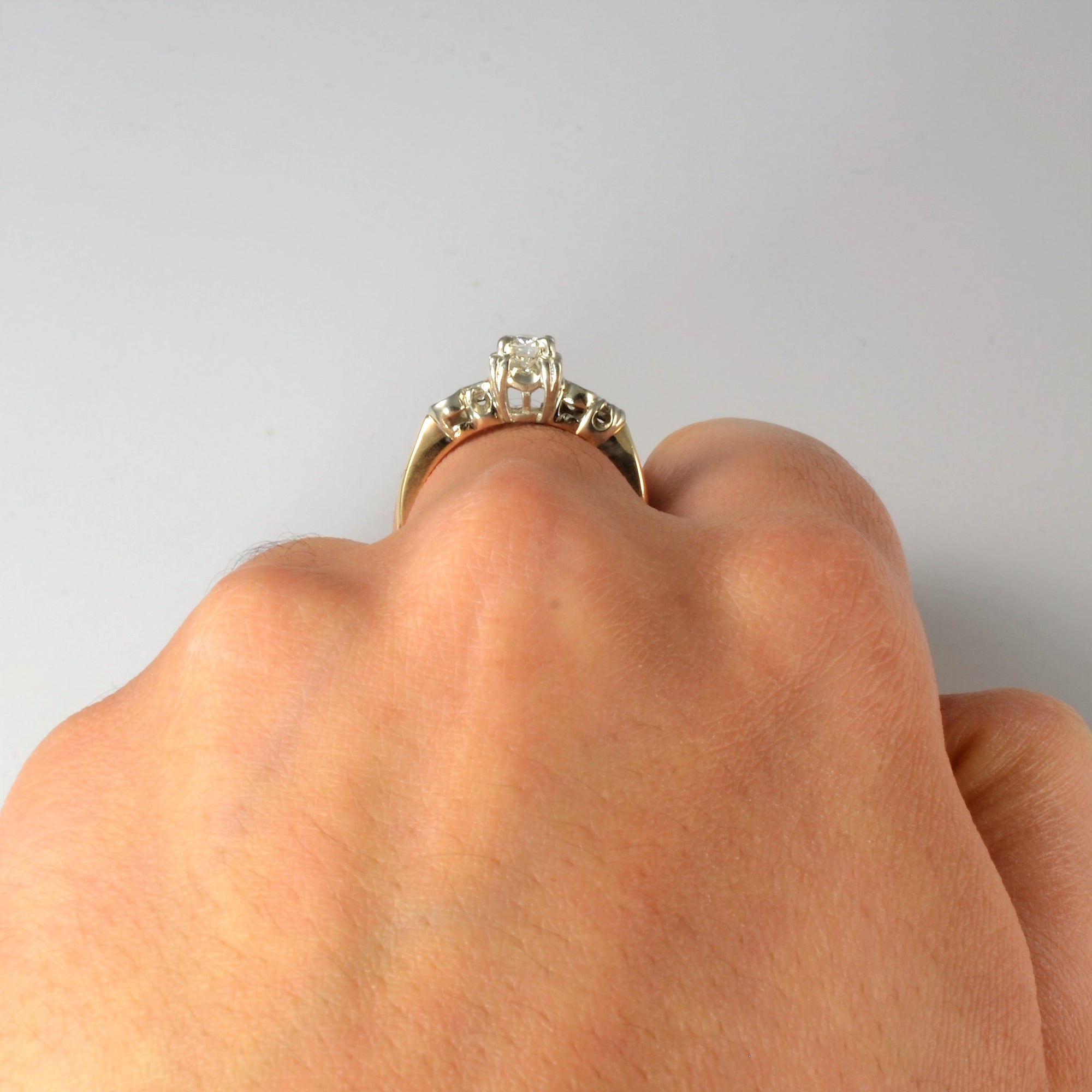 Elegant 1930s Engagement Ring | 0.53ctw | SZ 6 |
