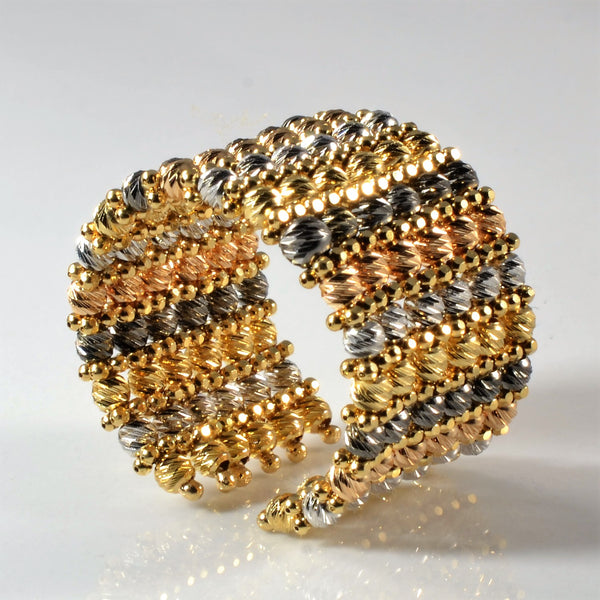 Beaded Gold Band |