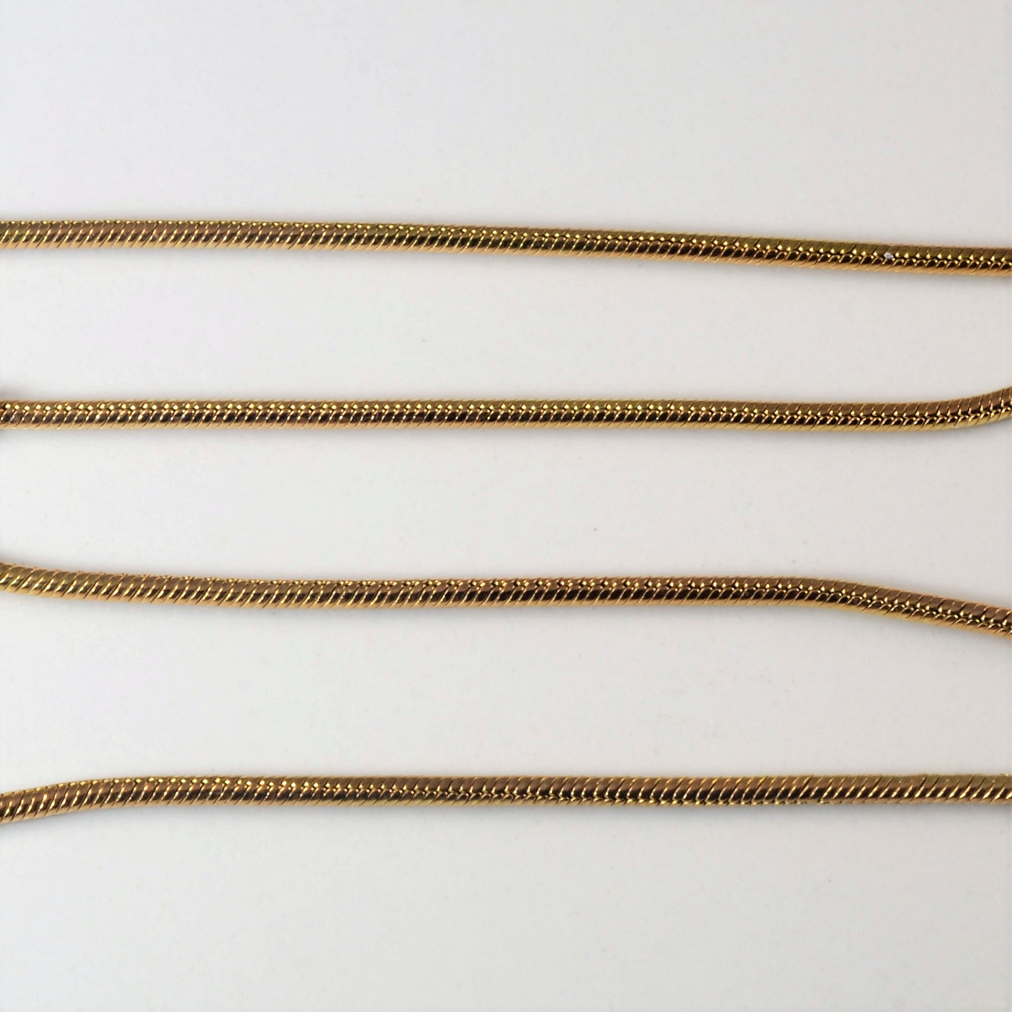 9k Yellow Gold Snake Chain | 16" |