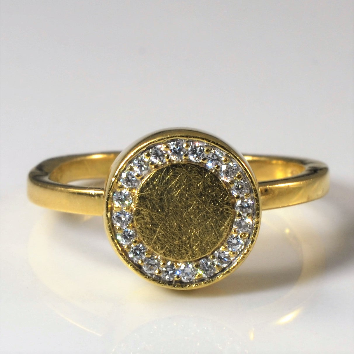 Nanis' Diamond Halo Circle Ring | 0.05ctw | SZ 5.75 |