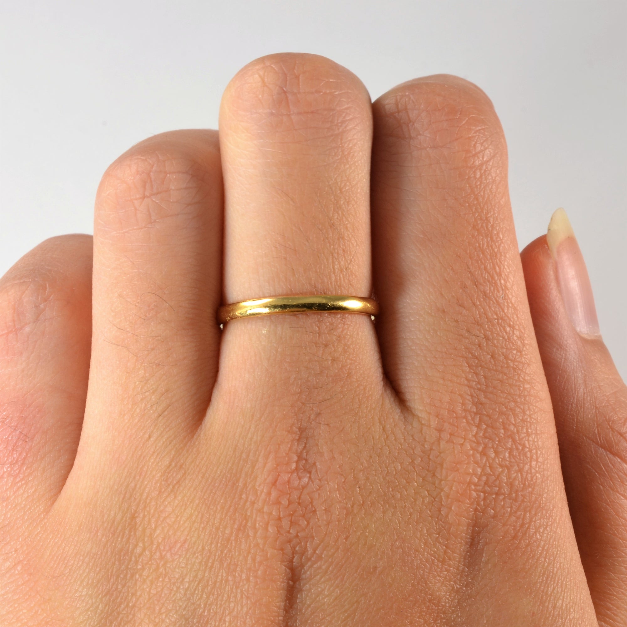 Early 1900s Thin Gold Band | SZ 6.5 |