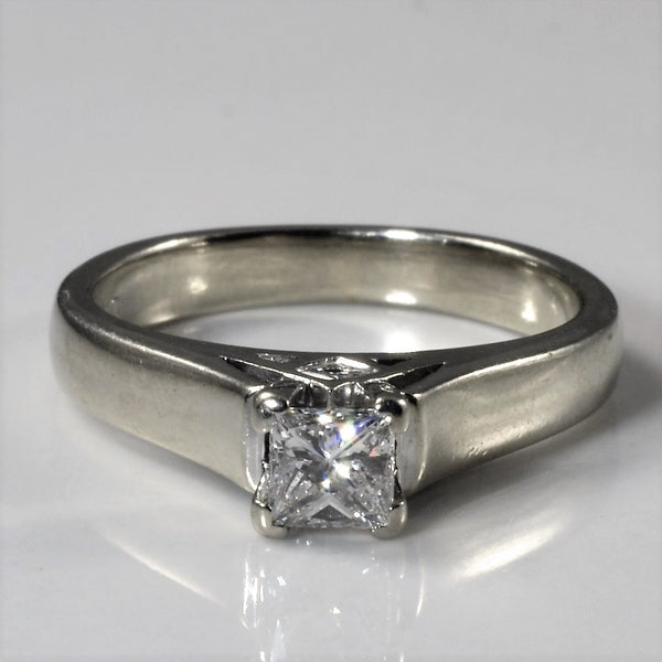 Princess Diamond Solitaire Engagement Ring | 0.59ctw | SZ 4.75 |